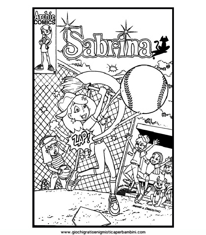sabrina coloring pages for kids - photo #44