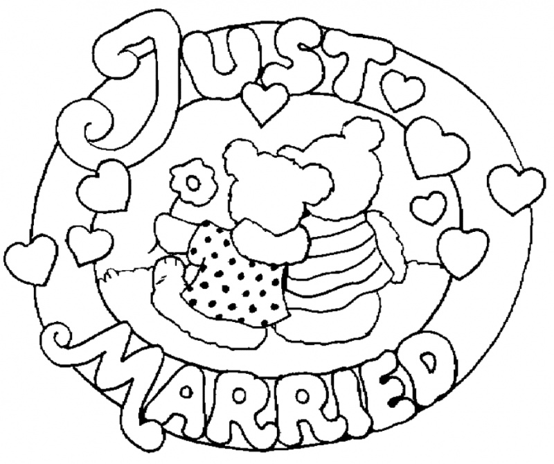 Matrimonio 06 Disegni Da Colorare