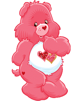 orsetto del cuore rosa