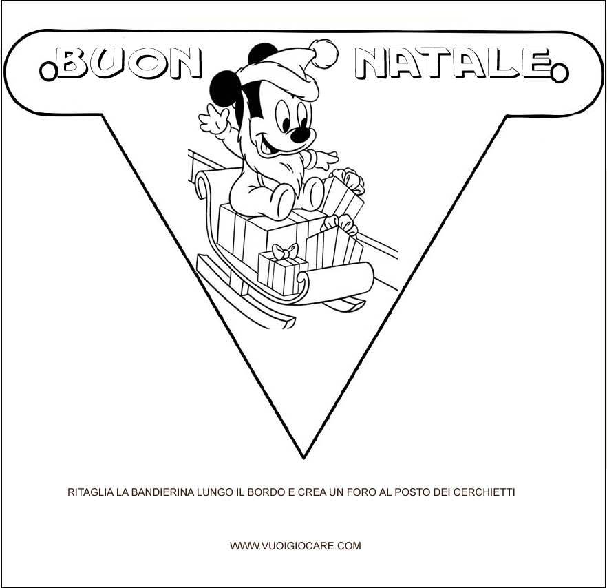 lavori di natale baby disney
