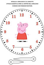 orologio con peppa pig